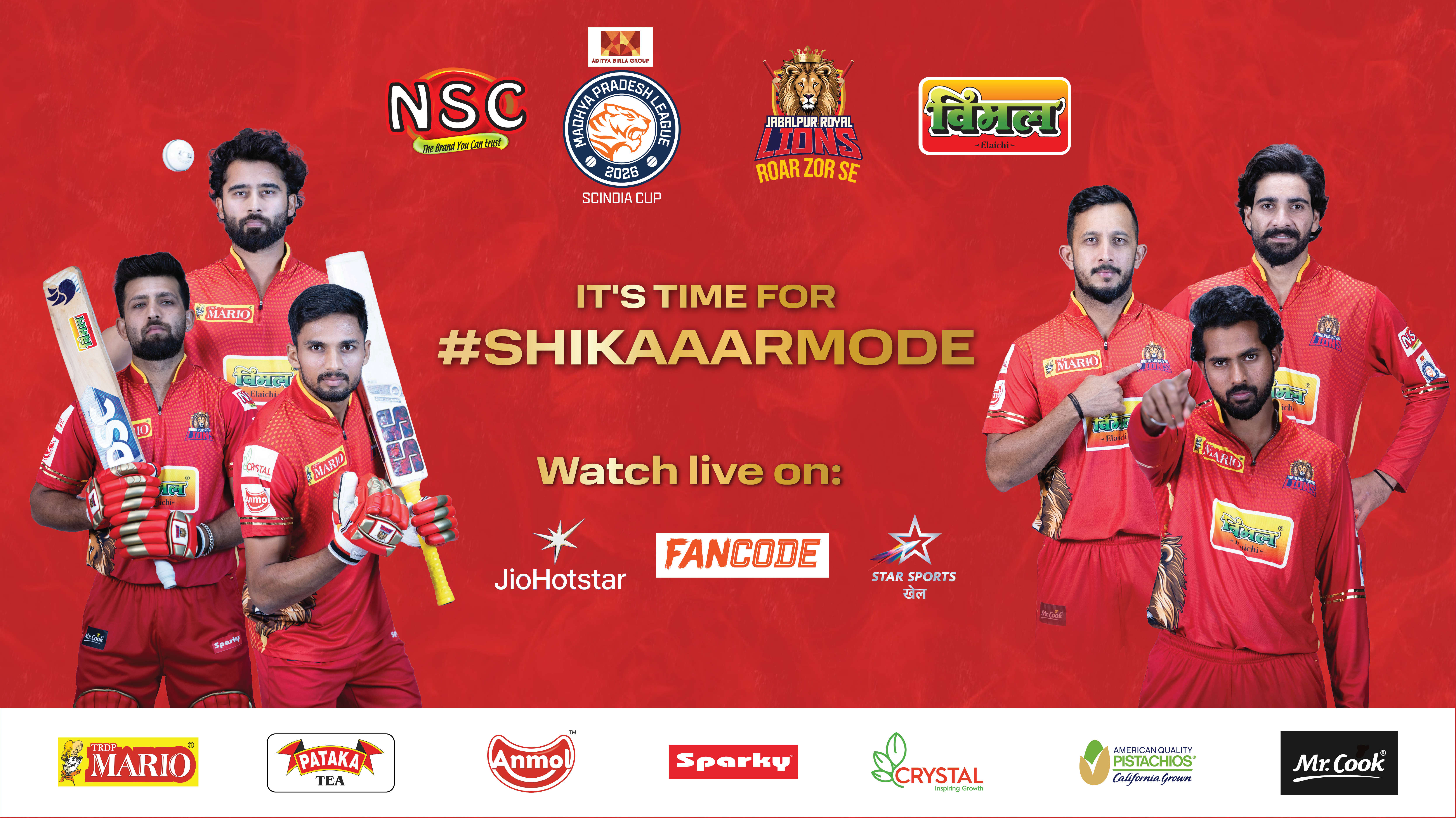 Jabalpur Royal Lions hero banner 2